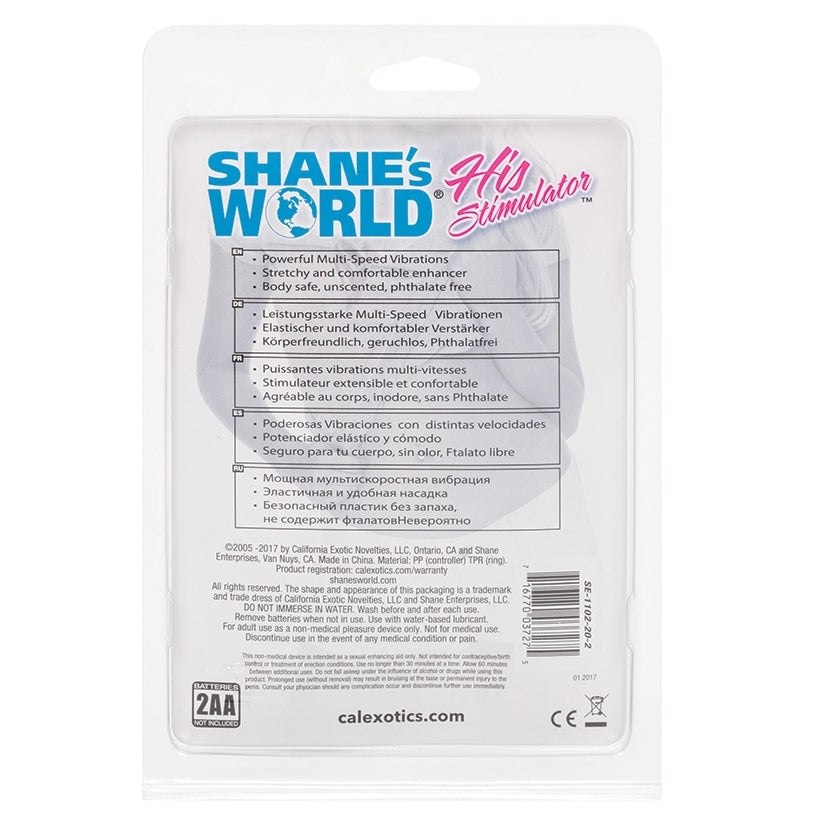 Shane's World His Vibrating Ring Stimulator