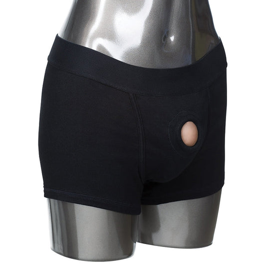 Packer Gear Boxer Brief Harness-Black XS/S
