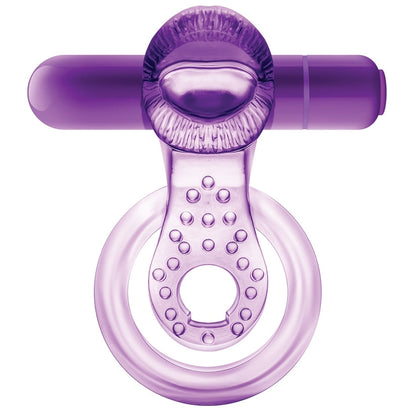 Play With Me Lick It Double Strap Cockring