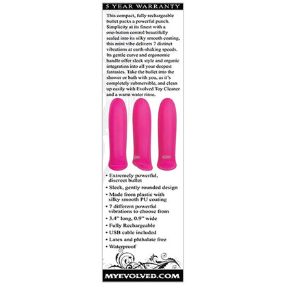 Evolved Pretty In Pink Rechargeable