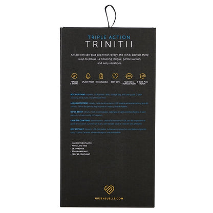 Sensuelle Trinitii 3-in-1 Suction Tongue 18K