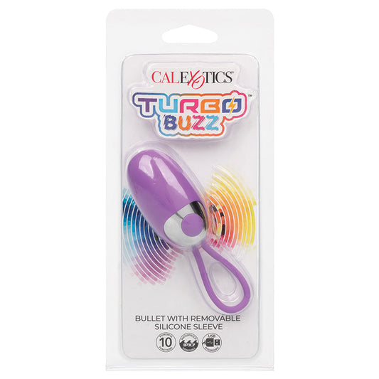 Turbo Buzz Bullet with Removable Silicone Sleeve