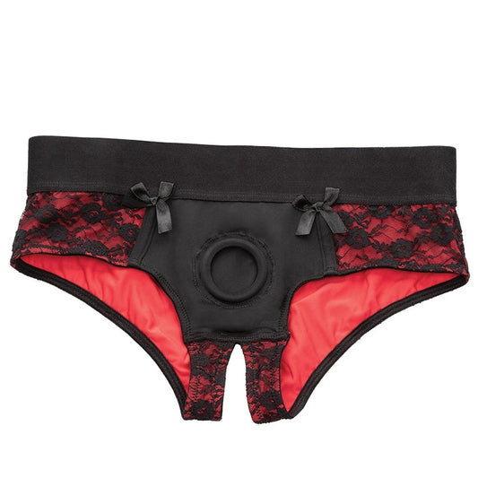 Scandal Crotchless Pegging Panty Set L/XL
