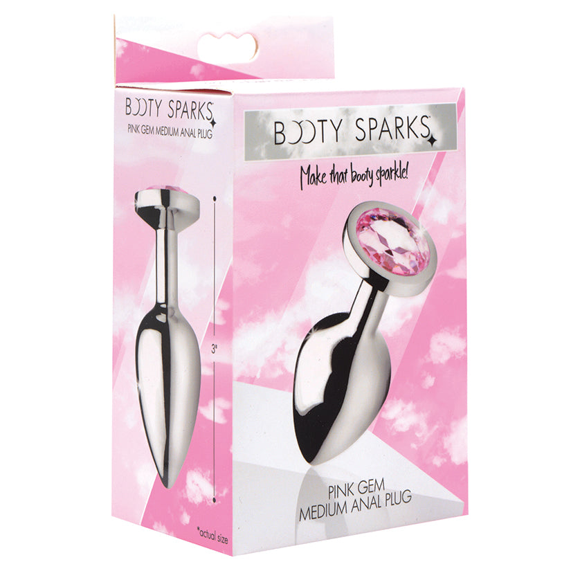 Booty Sparks Pink Gem Anal Plug