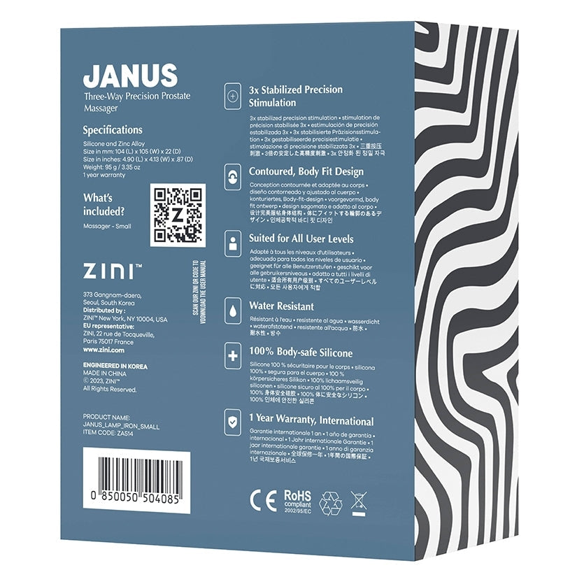 Zini Janus Lamp Iron-Bordeaux Small
